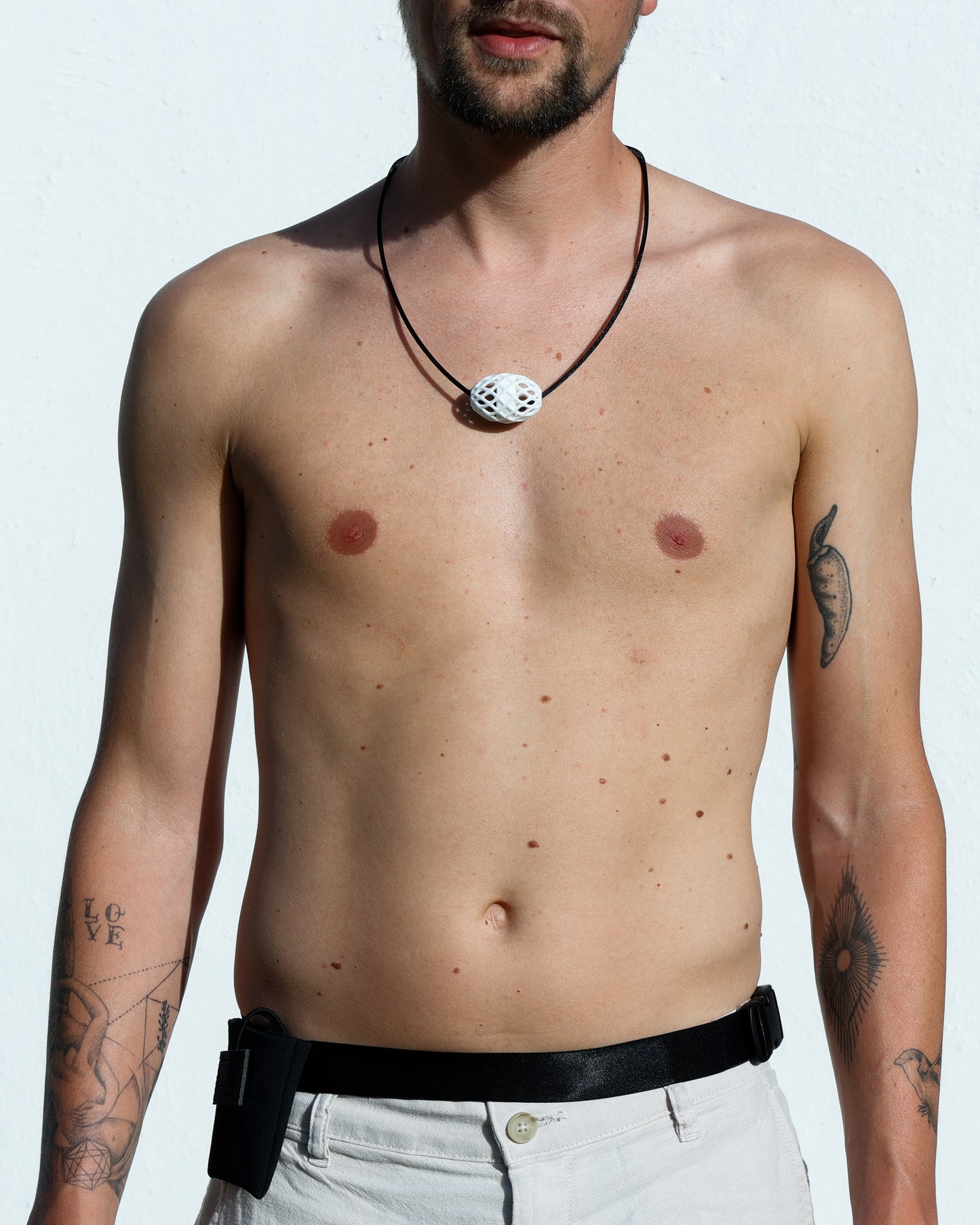 Necklace Swirl Black